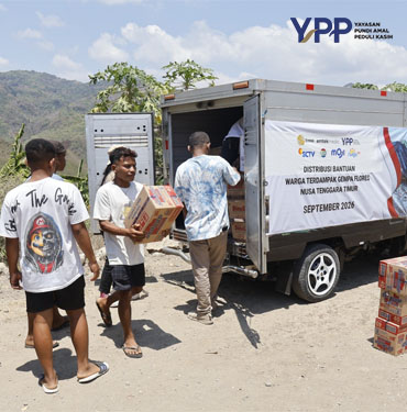 YPP Emtek Media Jangkau Manggarai Timur Salurkan Bantuan Gempa lamandau dan Layanan Psikososial Anak